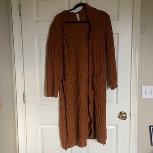 Burnt orange cardigan